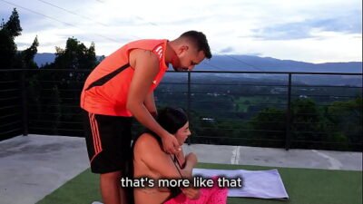 Yoga lesson ends with a MILF fucked by her instructor – Tommy Miller